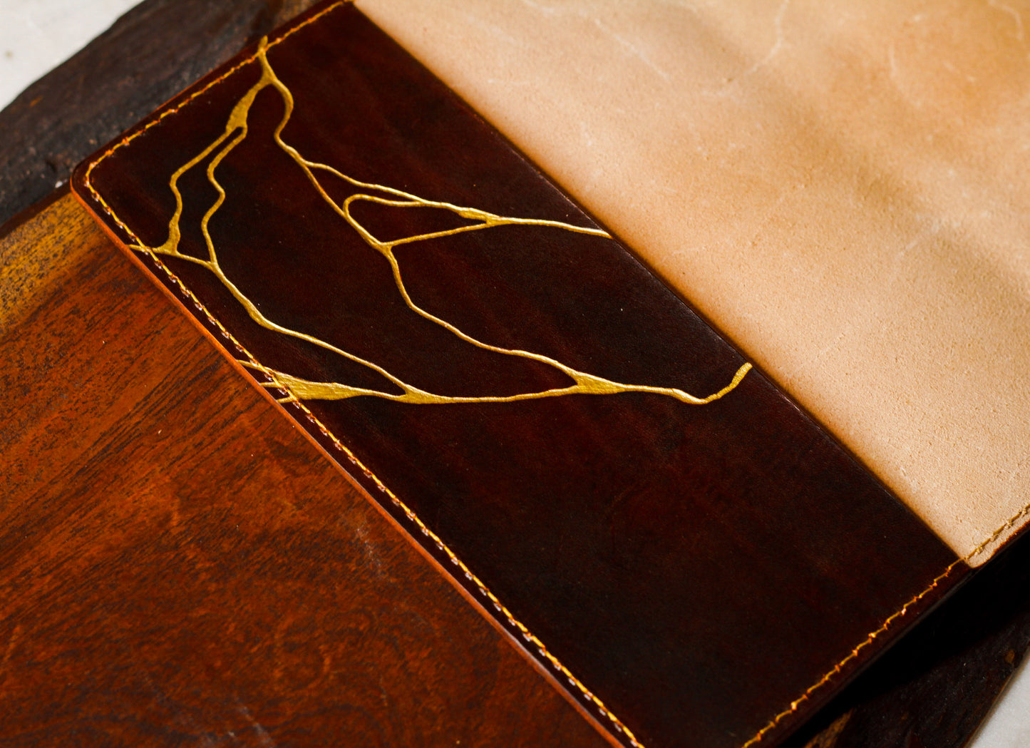 Kintsugi Notebook Cover - Ready to Ship