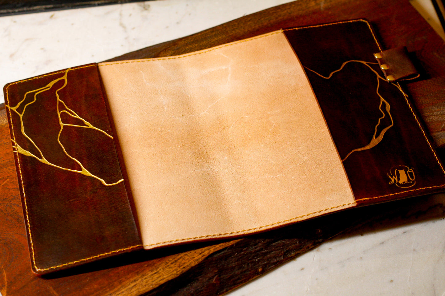 Kintsugi Notebook Cover - Ready to Ship