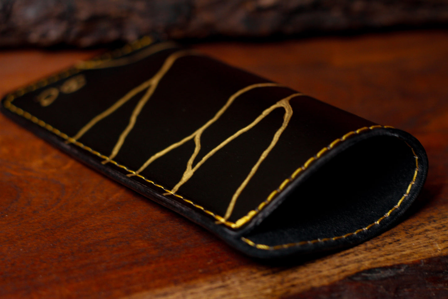 Kintsugi Leather Glasses Case