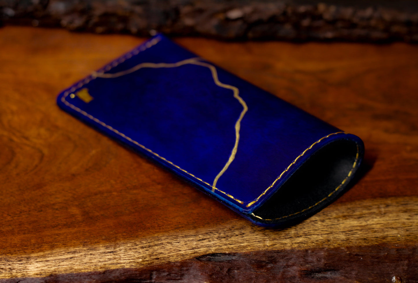 Kintsugi Leather Glasses Case