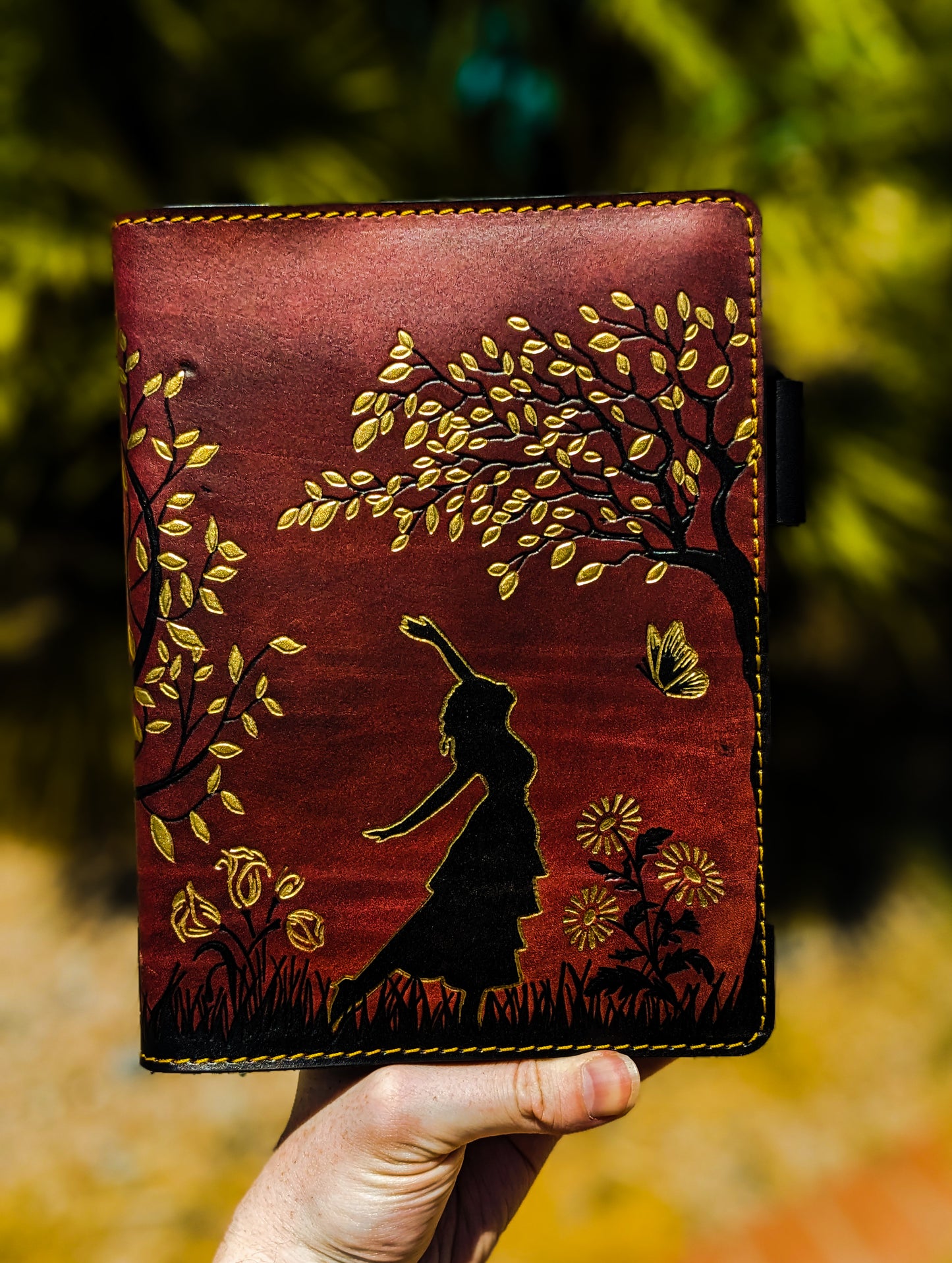 Girl in the Garden Notebook Cover