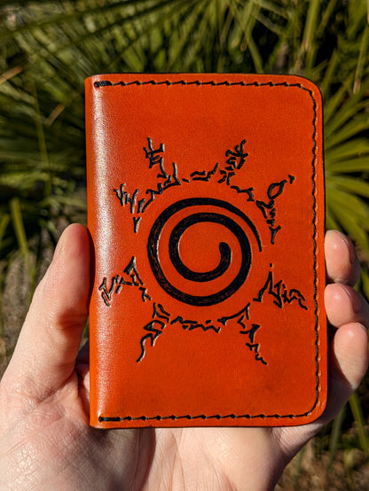 Naruto: Uzumaki "Screech" - Bifold Vertical Wallet - Ready to Ship