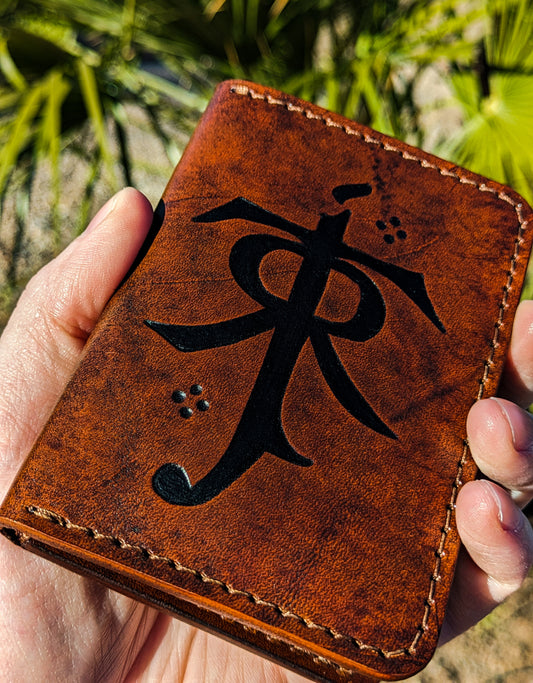 LotR: Tolkien Rune "Screech" - Bifold Vertical Wallet