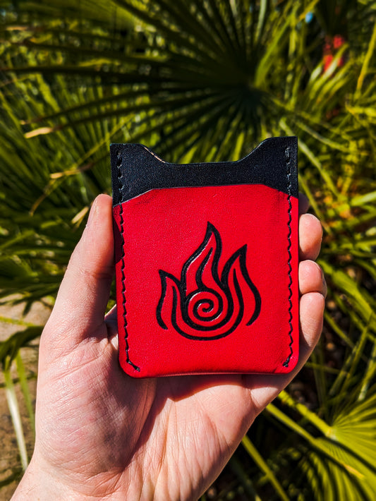 Avatar Fire Element "Pygmy" - Vertical Card Wallet