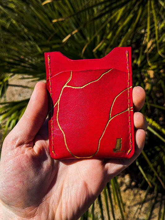 Kintsugi "Pygmy" - Vertical Card Wallet - Ready to Ship