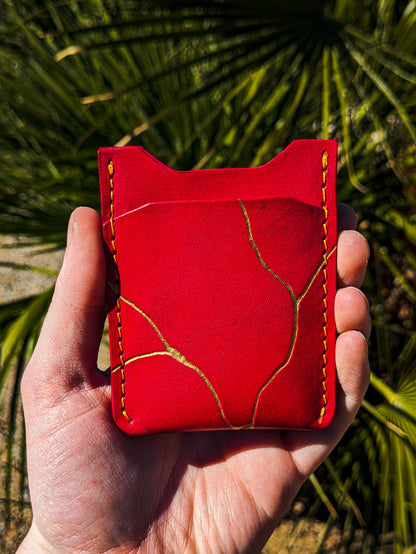 Kintsugi "Pygmy" - Vertical Card Wallet - Ready to Ship