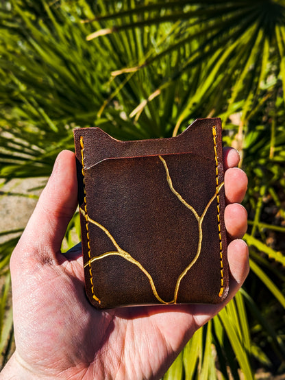 Kintsugi "Pygmy" - Vertical Card Wallet - Ready to Ship