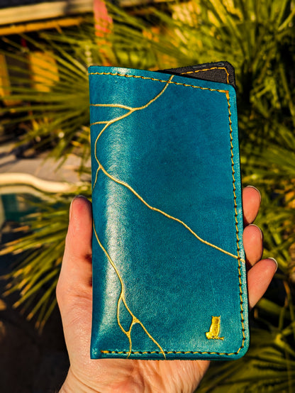 Kintsugi Leather Glasses Case