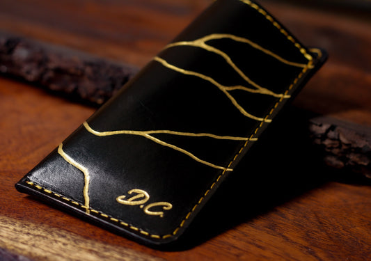 Kintsugi Leather Glasses Case