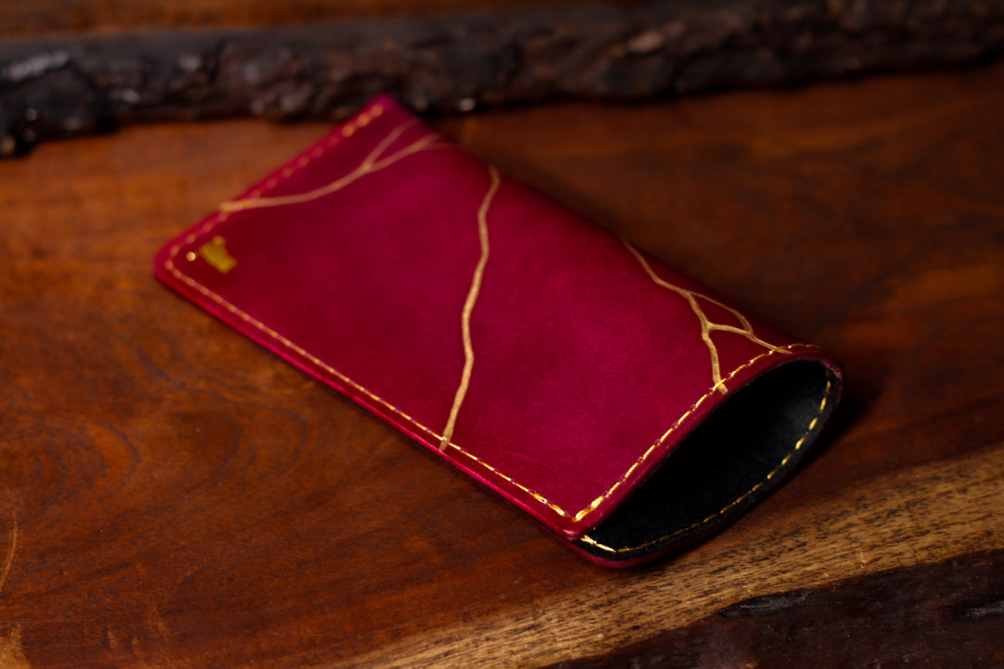 Kintsugi Leather Glasses Case