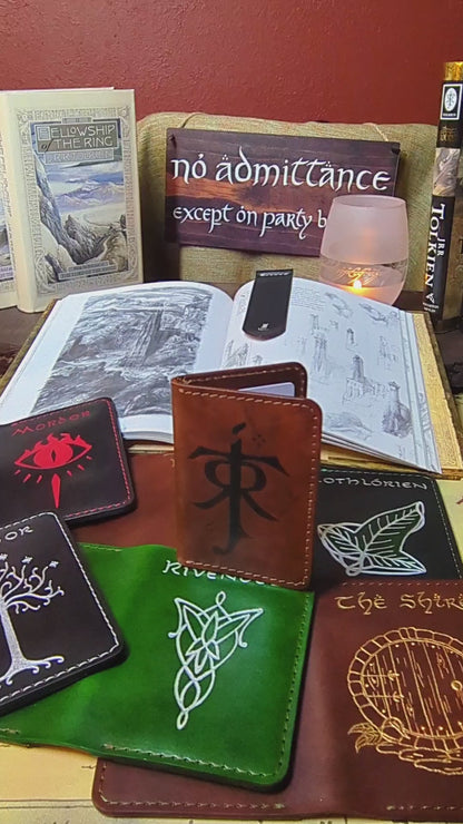 LotR: Tolkien Rune "Screech" - Bifold Vertical Wallet